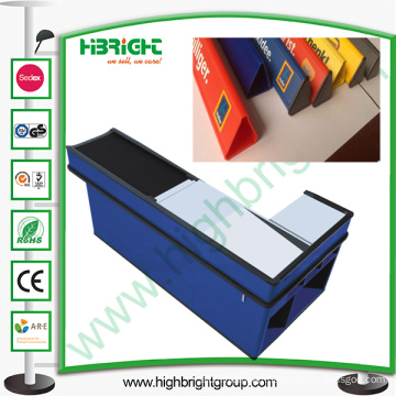 PVC Material Checkout Line Divider Counter